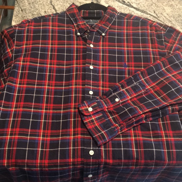 Polo Ralph Lauren Other - EUC Ralph Lauren plaid button down XL